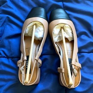 completely new ballet pink and black shoes